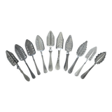 10 Vintage French Absinthe Spoons all Different