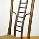 Série de 6 chaises en bambou & tissu 1980