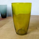 Seven glasses Harlequin for orangeade.