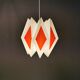 Hanging lamp, designed by Lars E Schiøler, for Hoyrup Lighting 1970s, model Harlequin.