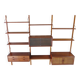 Système d'étagères modulable scandinave par Poul Cadovius pour Gustav Bahus
