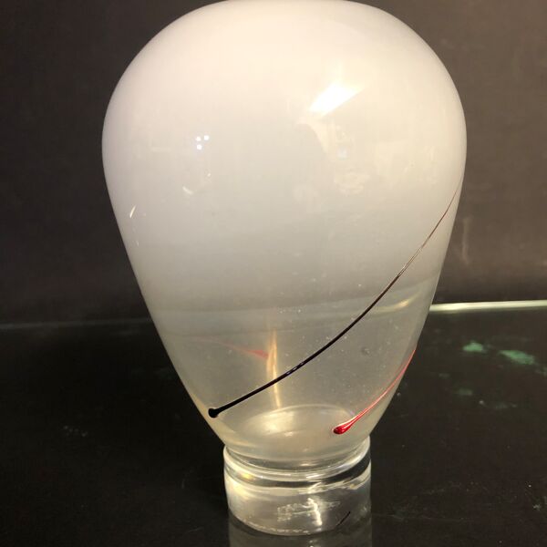 Vase Archimede Seguso à Murano vase signé en verre soufflé Vetri d'Arte