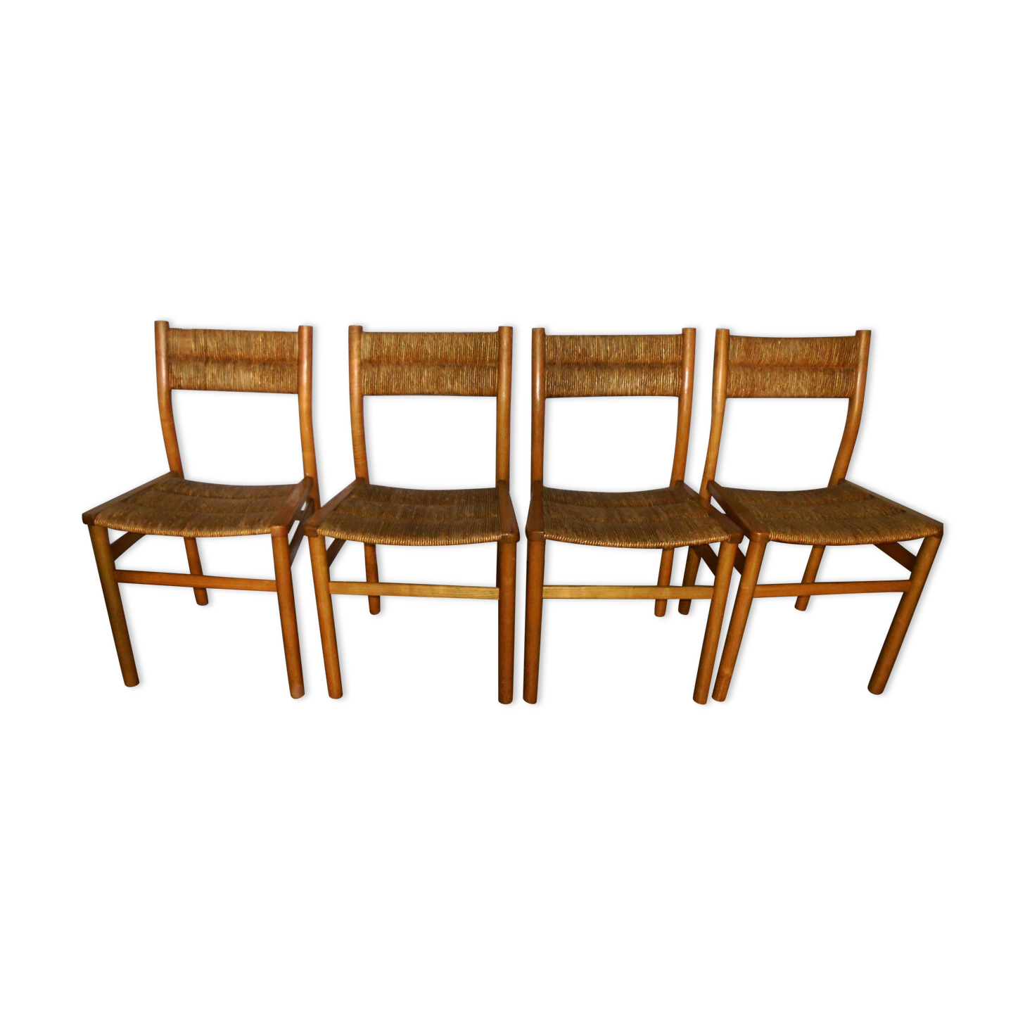 4 chaises de Pierre Gautier Delaye, modèle Week End des années 50