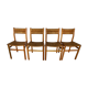 4 chaises de Pierre Gautier Delaye, modèle Week End des années 50