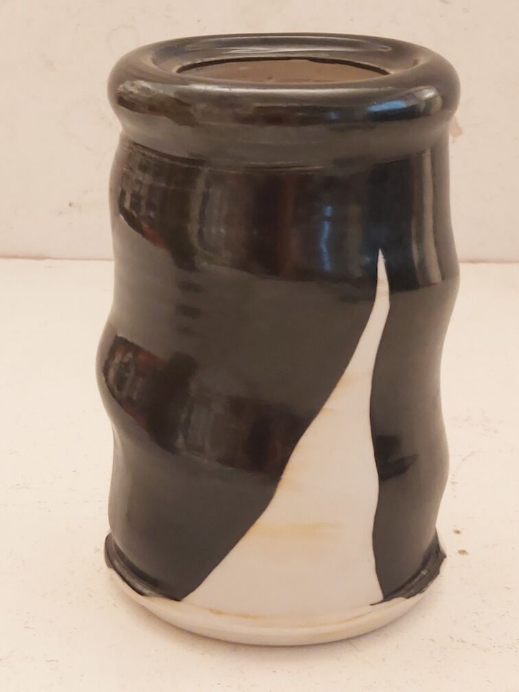 Vintage Mado Jolain ceramic vase signed