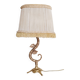 Lampe bouillotte 1 feu en laiton doré , lampe de chevet