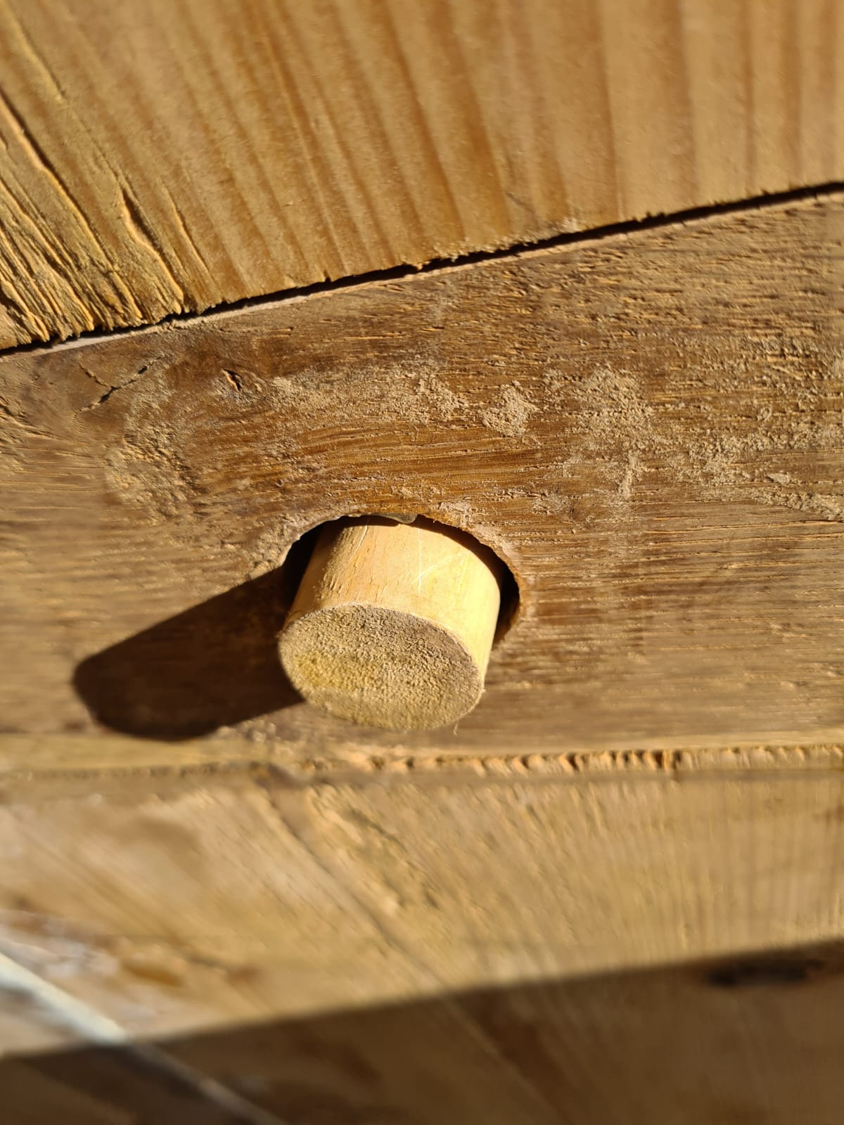 Old vintage farmhouse table
