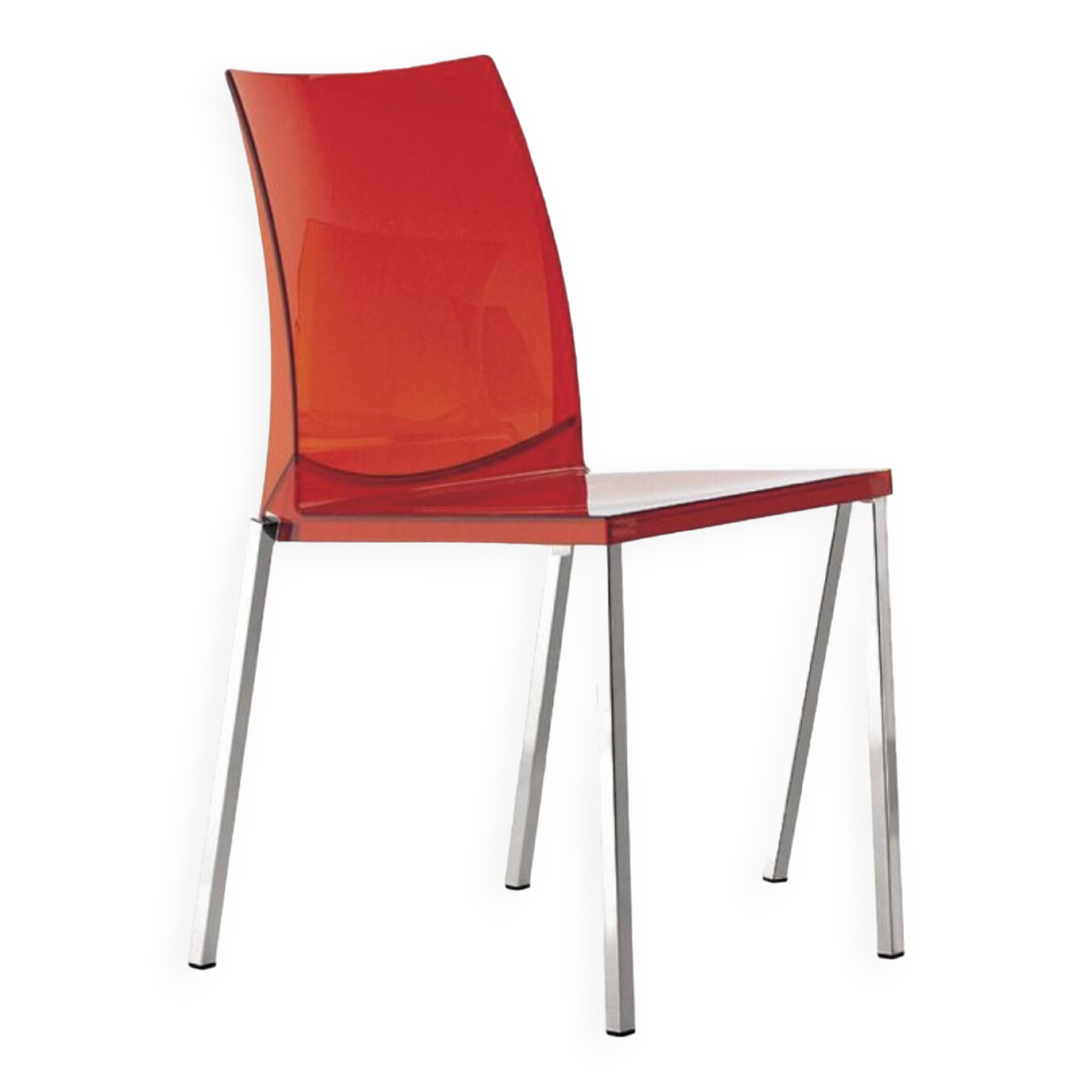 6 70's Pedrali design chairs