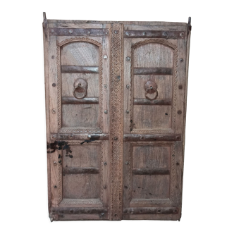 Old wooden door