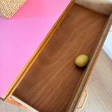Vintage "Raspberry" chest of drawers
