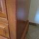 Cherry wood commode - solid wood - with a rounded edge - Louis Philippe - 4 drawers