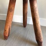Wooden tripod stool