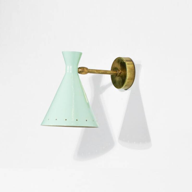 Italian design wall light from the 1950s