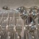 15 Christofle Spatours engraved RV 21.8cm table cutlery 30p early 20th century