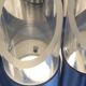 Suspension lamp chandelier ceiling light Aluminium plexi raak septiem B-1205 1960
