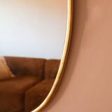 Miroir Organique Abstrait en Laiton
