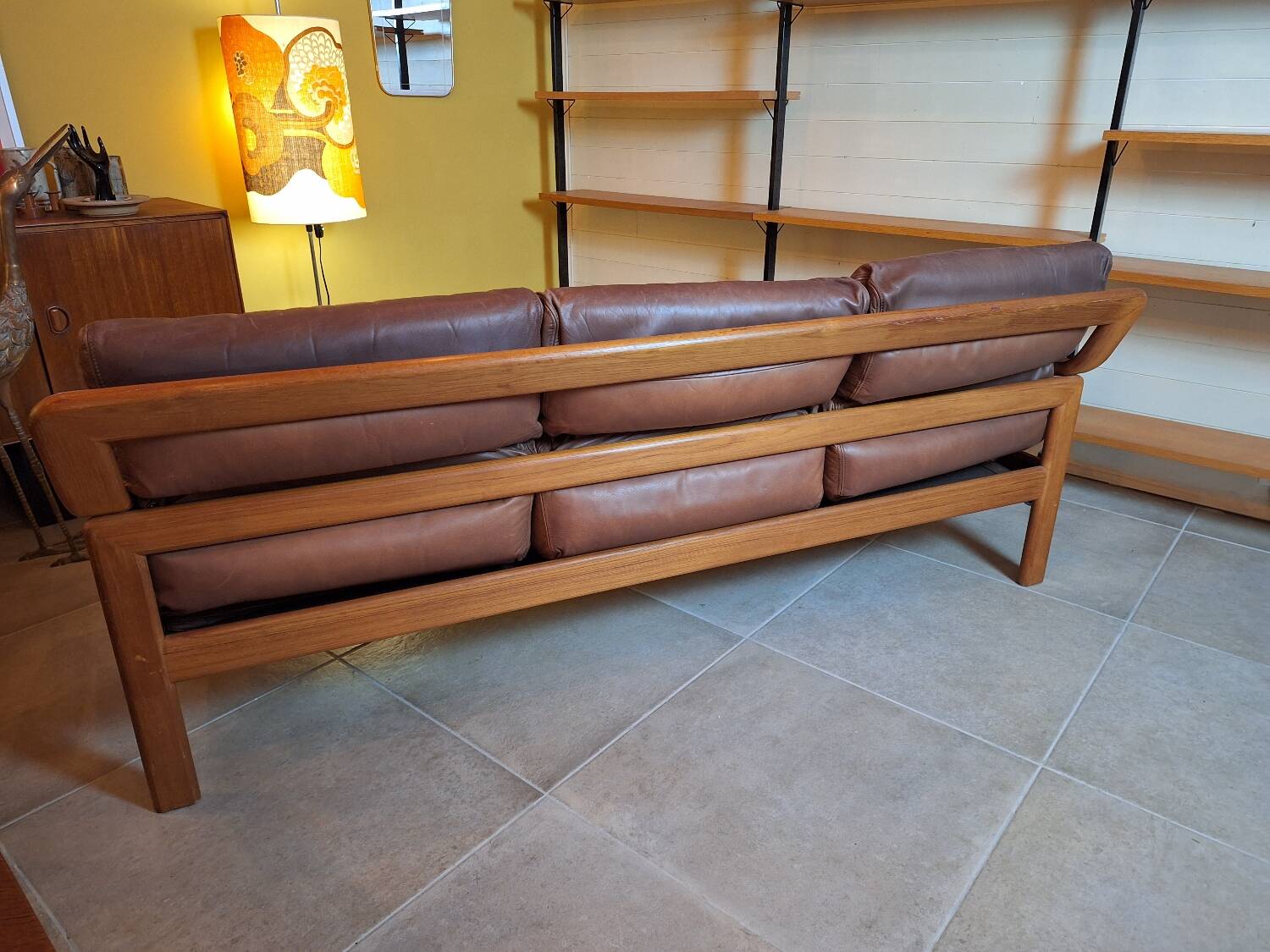 Olsen & Son 3-seater leather sofa
