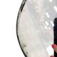 Vintage wall mirror "Butterfly" with wooden accent