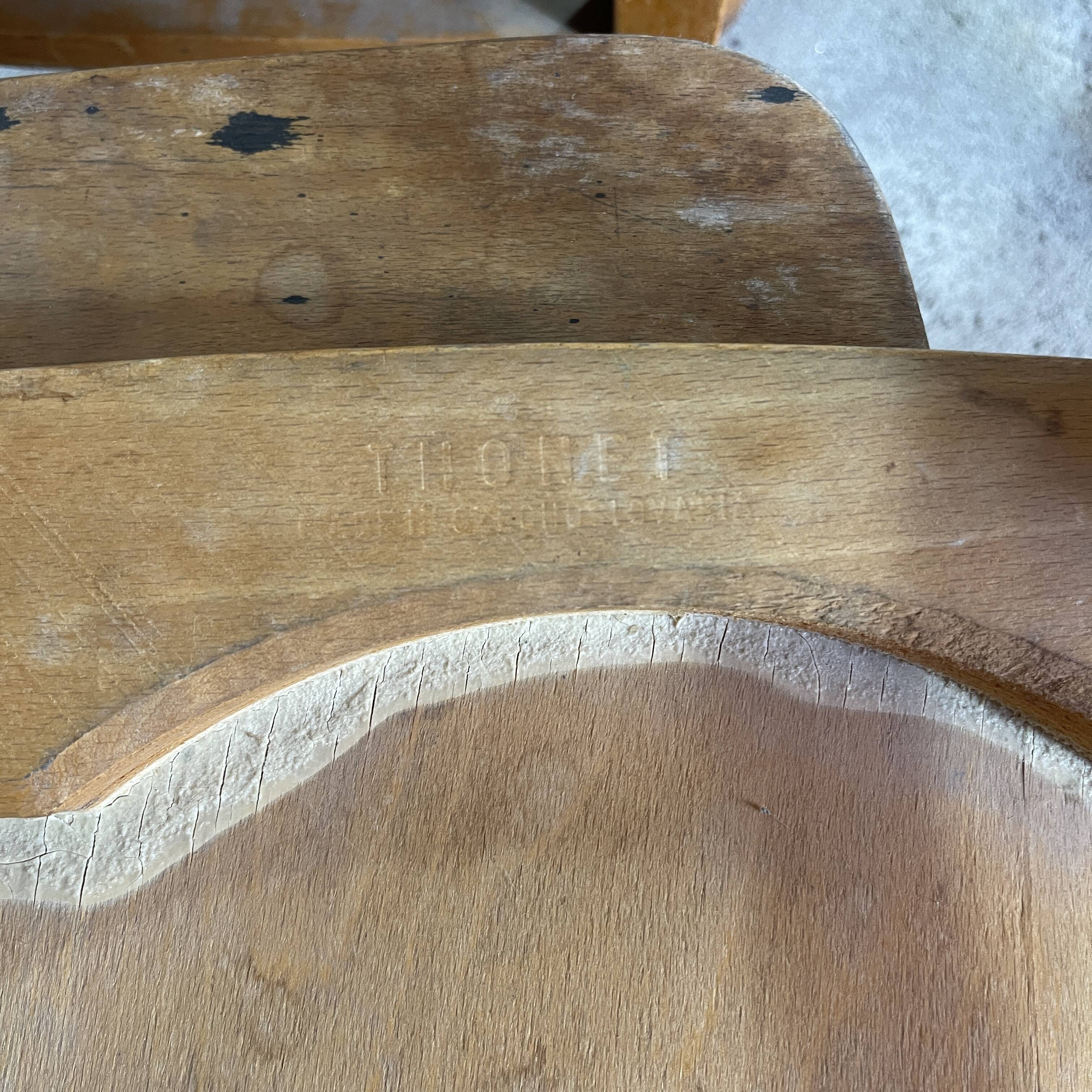 Set of 10 bistro chairs bar thonet year 60