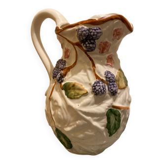Large vintage earthenware jug