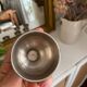 Set of 6 silver-plated metal egg cups