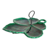 Vintage glazed ceramic slip dish