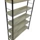 Tomado shelving unit Free standing in metal and gray - 1960s Dutch Design