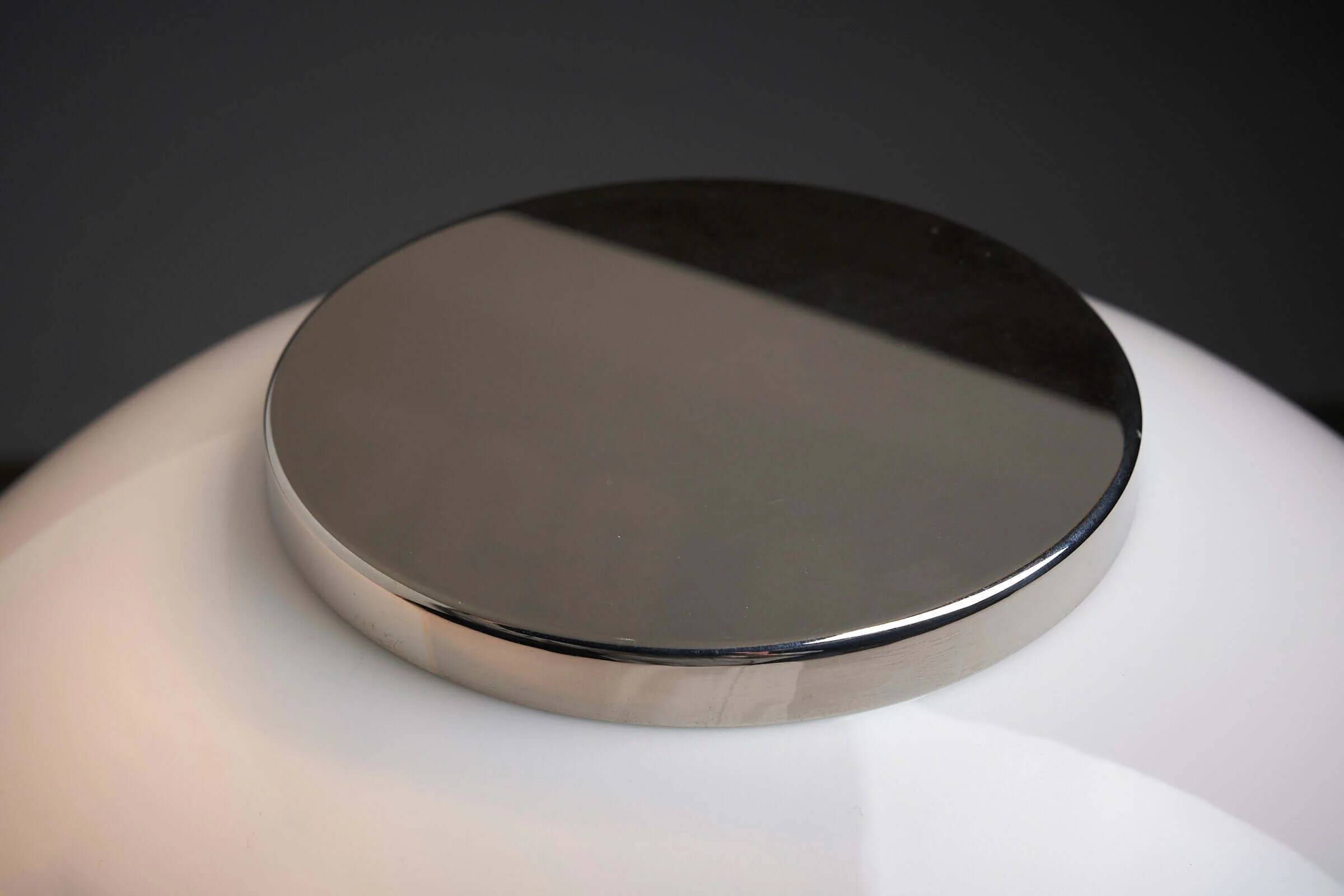 Plexi & chrome table lamp by Beisl Leuchten