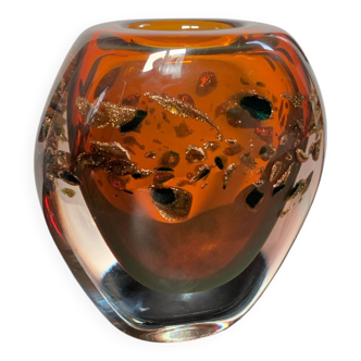 Vase à panse signé Pierre Marion, années  80