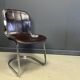 Vintage dining chairs by Willy Rizzo for Cidue, set of 5, 1970s