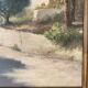 Tableau ancien, paysage provençal, signé, XXe siècle
