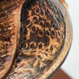 Mid-century modern stoneware mushroom vase by Haico Nitzsche for Søholm, 1960s.