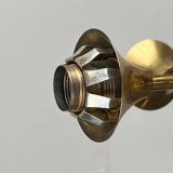 German brass floor lamp in Space Age style from the mid-century by Kaiser Leuchten, 1960s.