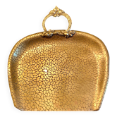 Plateau laiton ciselé, 1900-20