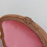 Série de 3 chaises Louis XV en chêne ancienne
