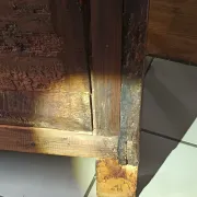 Sloped desk in solid walnut, 18th century (Louis XV style)