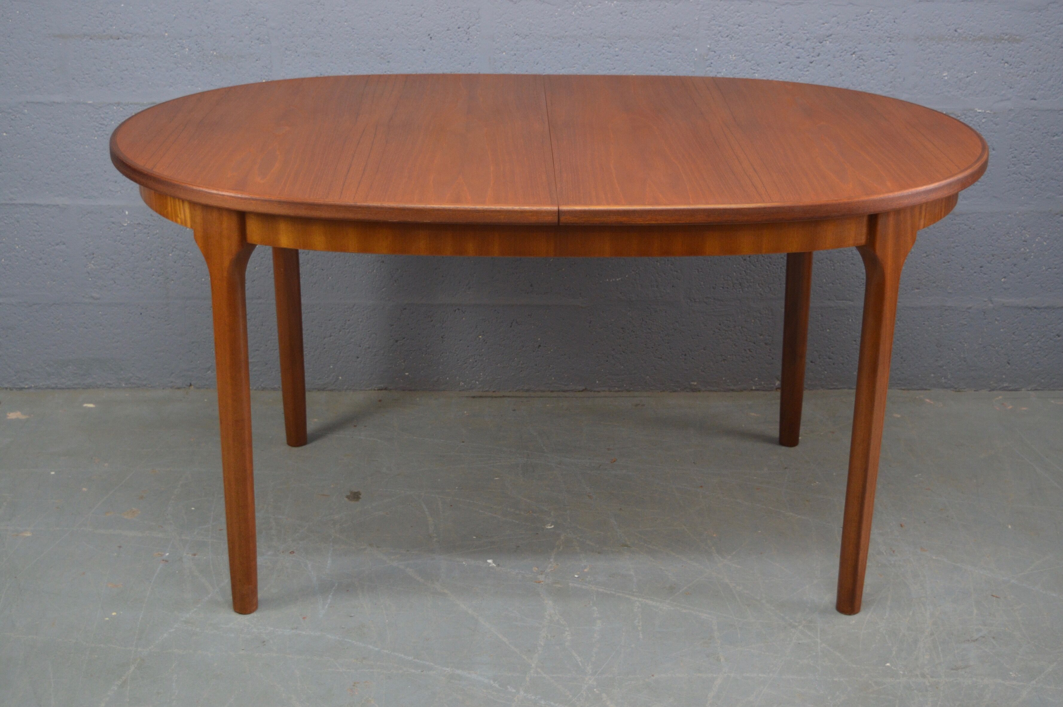 Mid Century Oval Sinning Table by McIntosh