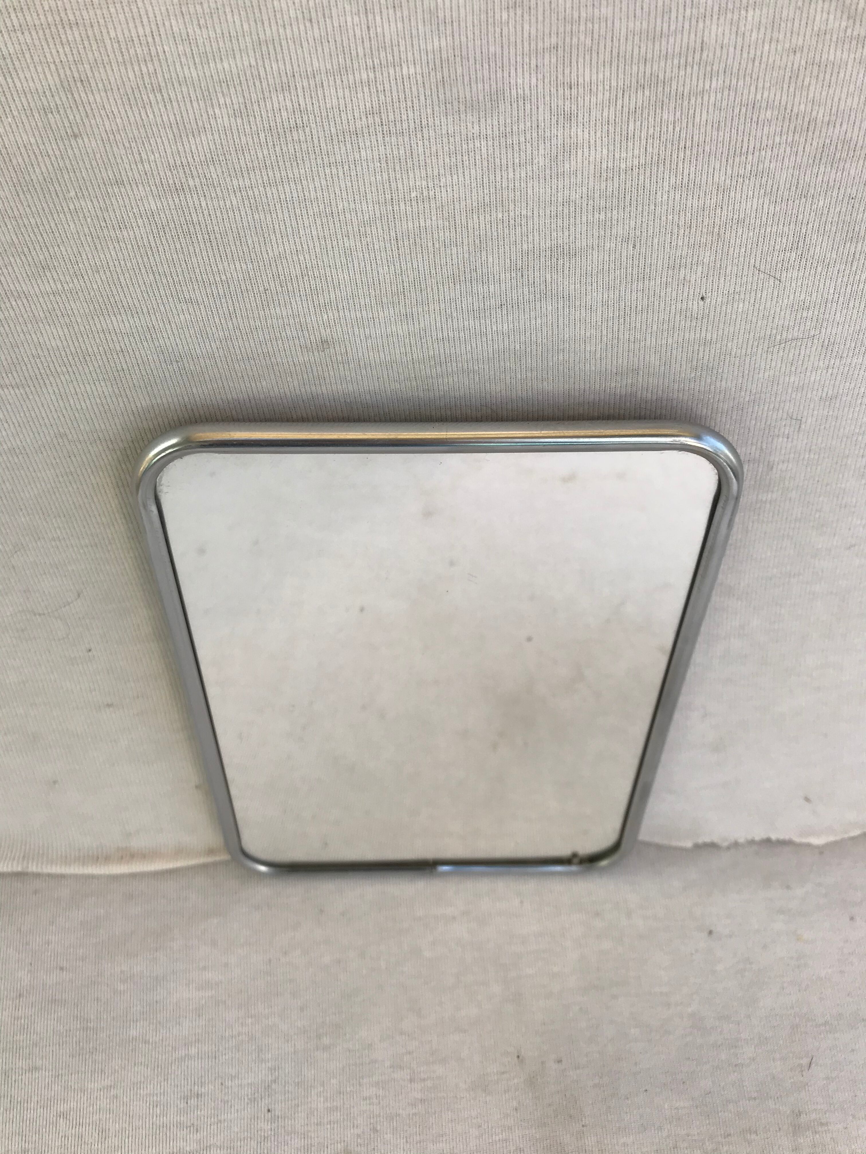 Former mirror barbier contour alu and tripod 14x20cm