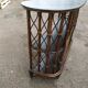 Set Bar + 2 rattan stool bamboo cannage
