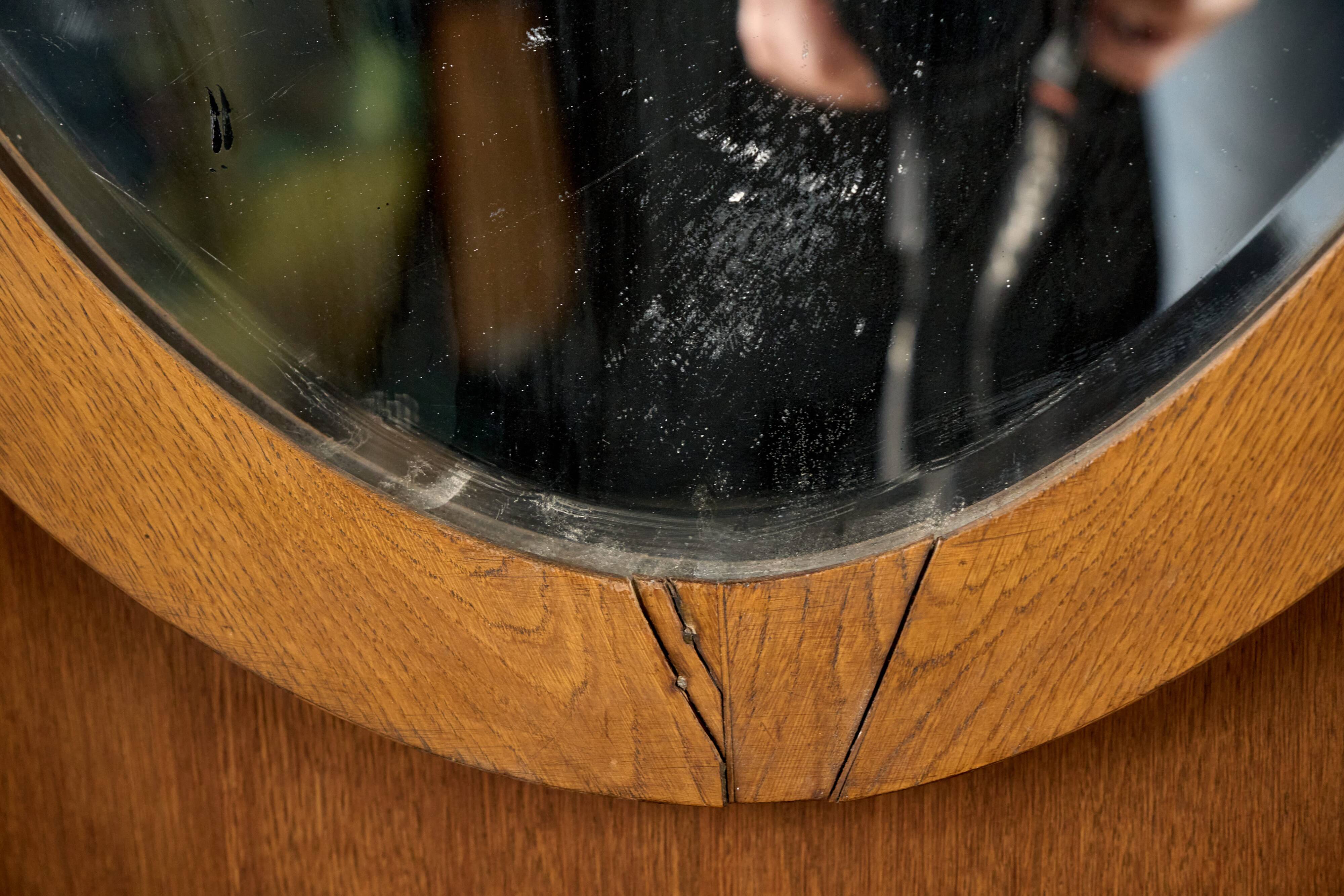 Antique Wooden Vanity, 1920s, Czechoslovakia