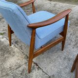 Armchairs model Gfm 87 type 300 203 by Juliusz Kędziorek For Gfm, 1960s, Set of 2