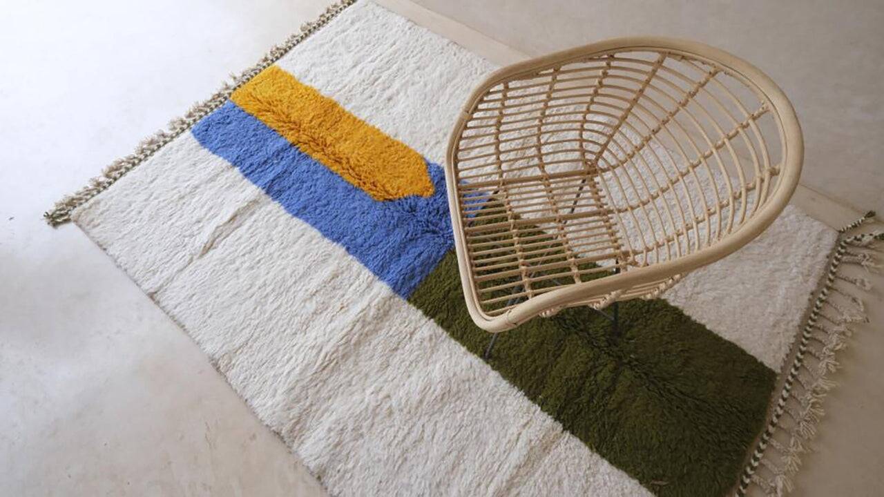 Berber wool rug Azilal size 150 x 250 cm - custom made