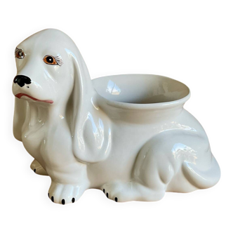 Vintage "dog" cache-pot
