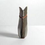 Sculptural vase in glazed stoneware – Odile Pichon – Vintage ceramics