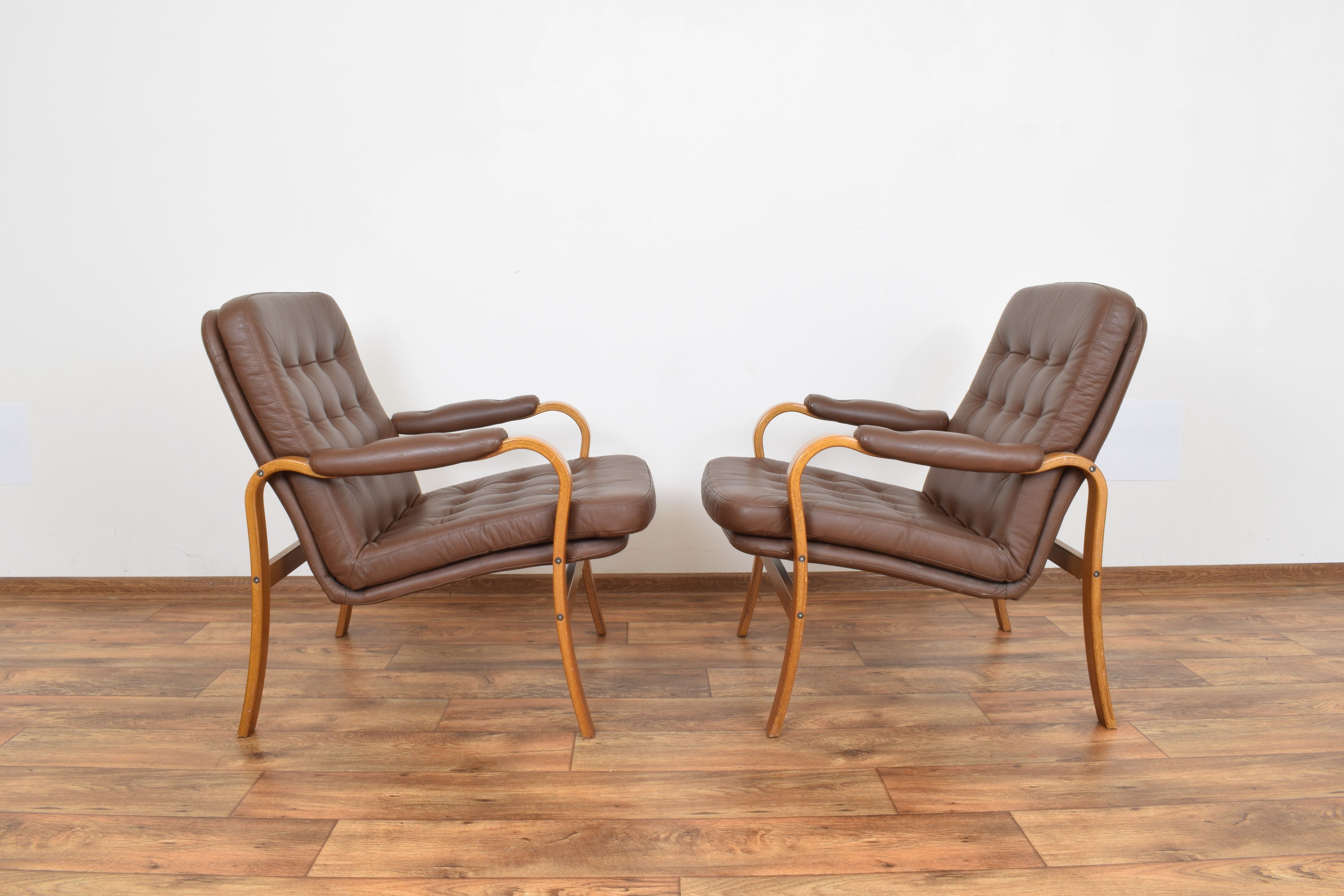 Mid-Century Swedish Armchairs from Göte Möbel, 1960s, Set of 2