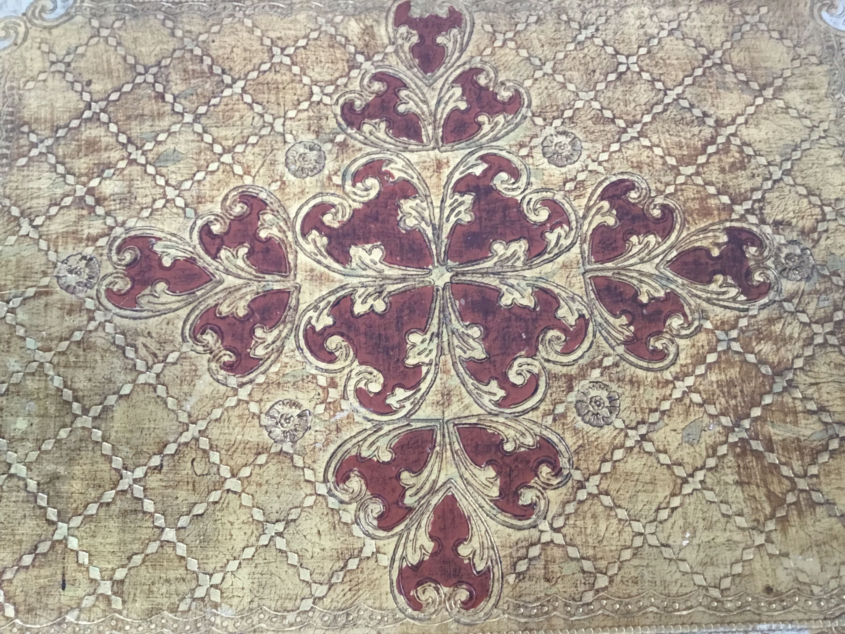 Florentine wooden tray