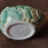 Gravy boat in barbotine style