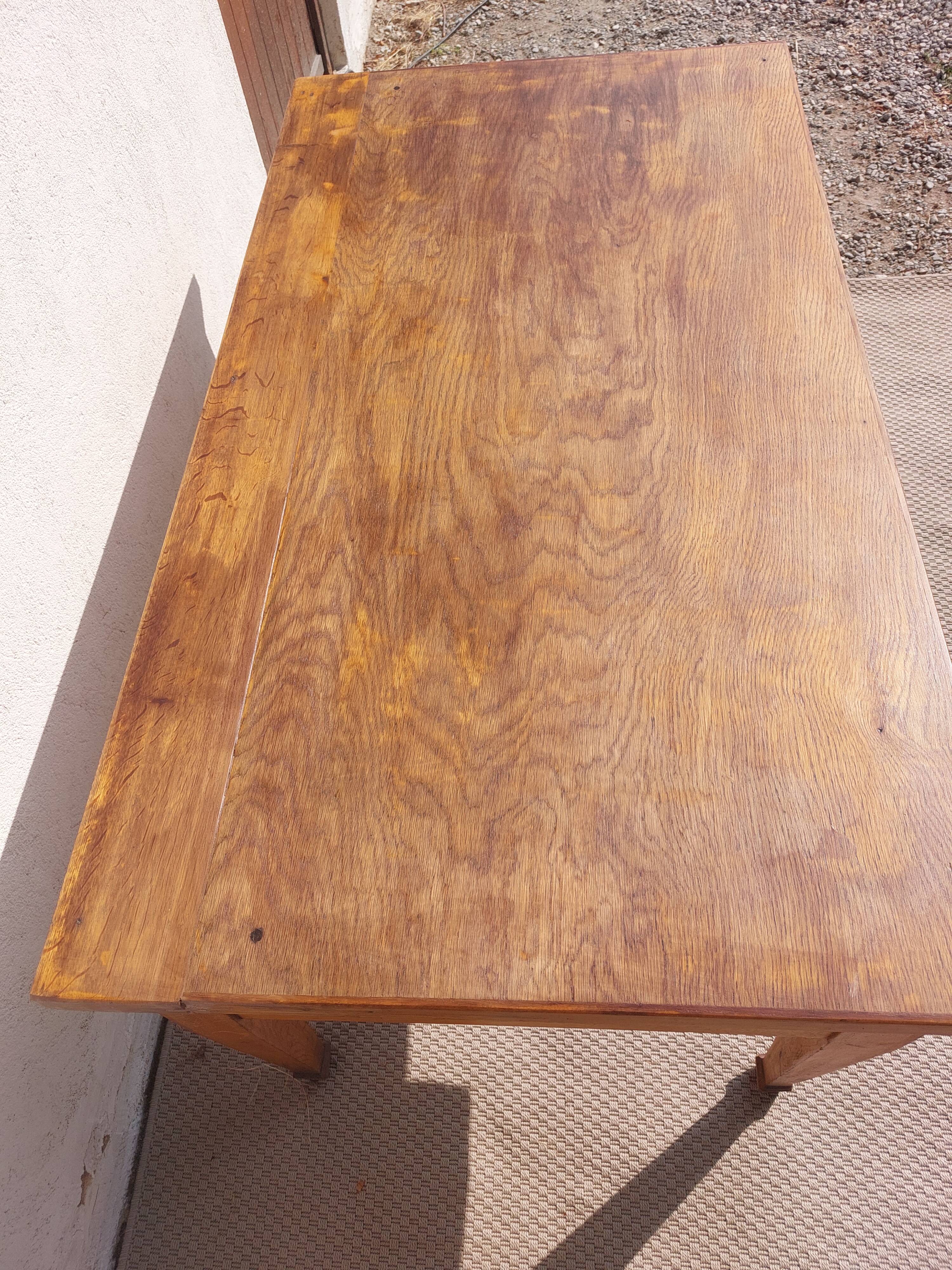 bureau en bois massif, vintage, bohème