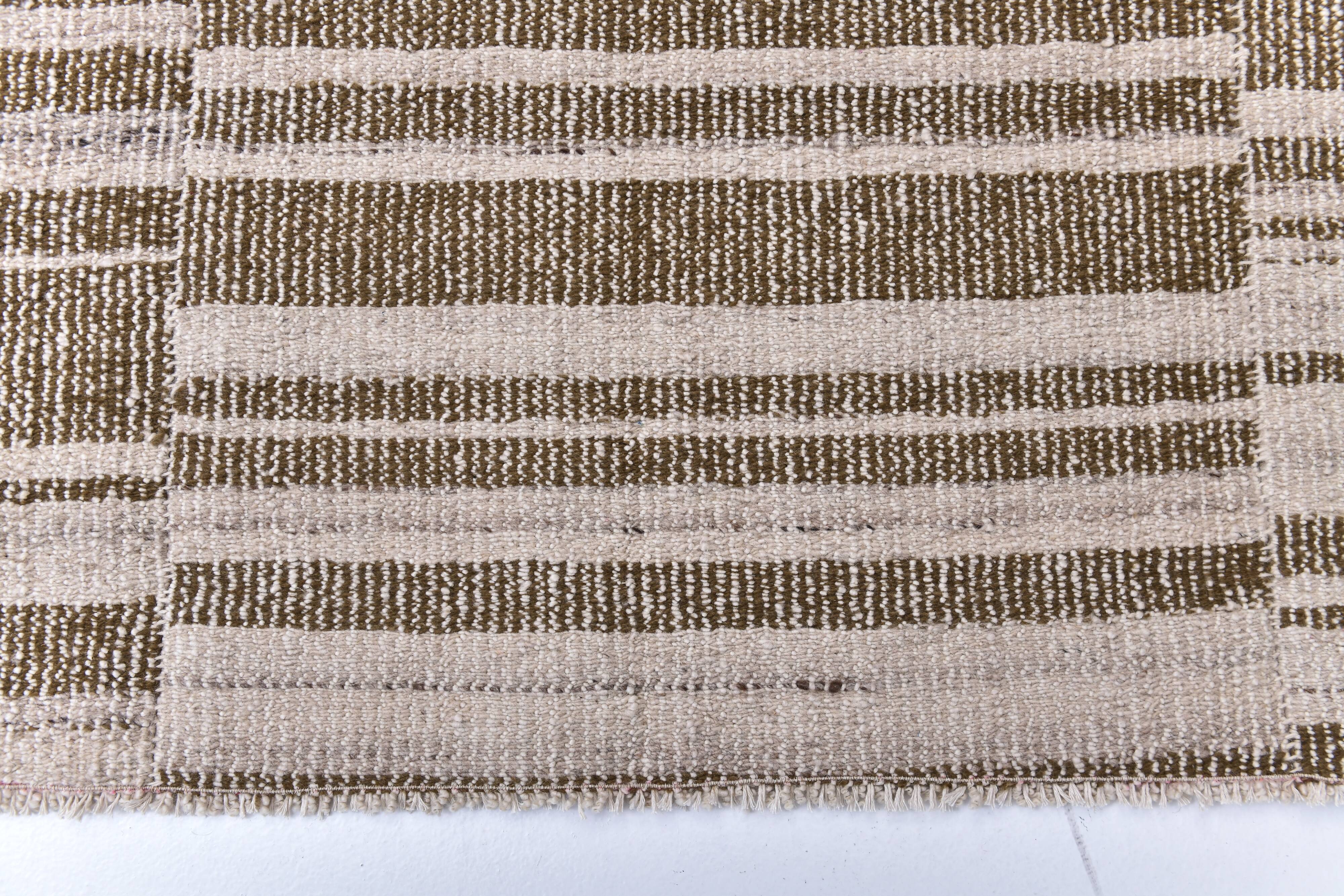 300x217cm  cream Saffran kilim carpet, large wool kilim rug, scandinavian