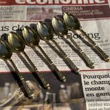 Set of 6 Vintage Gold Moka Spoons - Tableware - Coffee Spoons